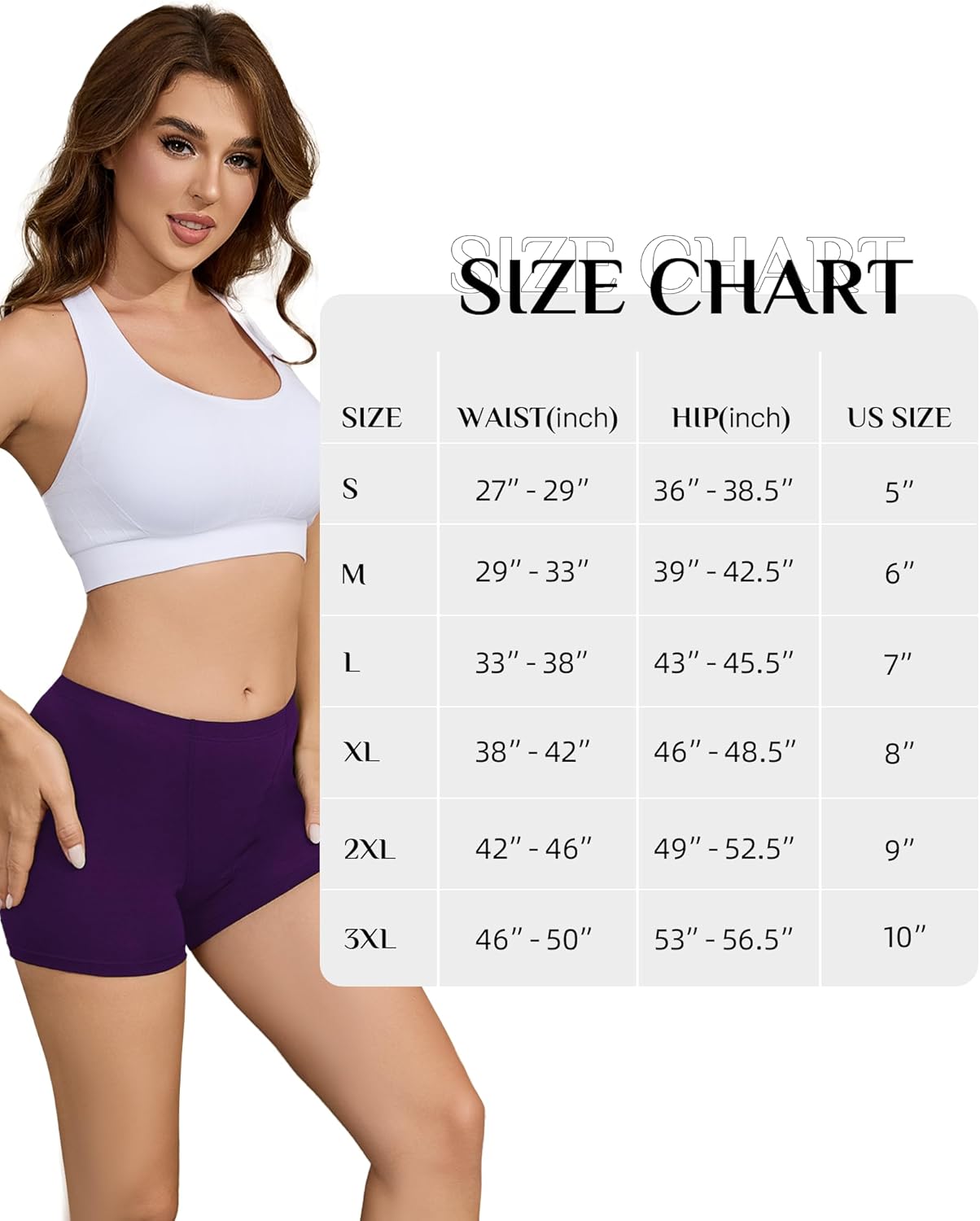 Cotton Boyshort Underwear for Women Cotton Boxer Briefs for Women Underwear Shorts 4 Pack - Image 5
