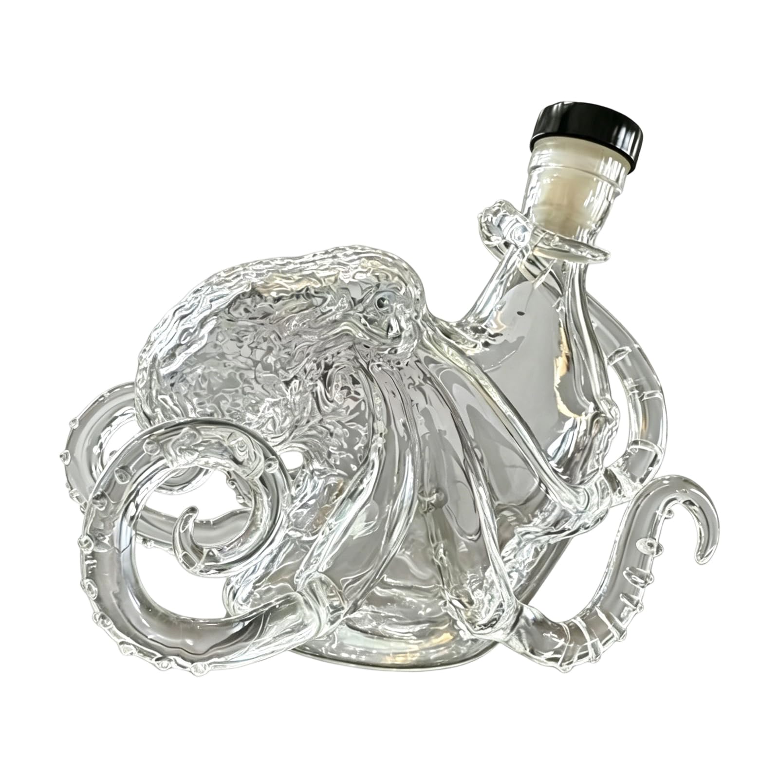 ZBIianxer Octopuses Sculpte Glass Bottle for Liquid Dispensing and Artistic Display Transparents Color Artistic Scent Bottle