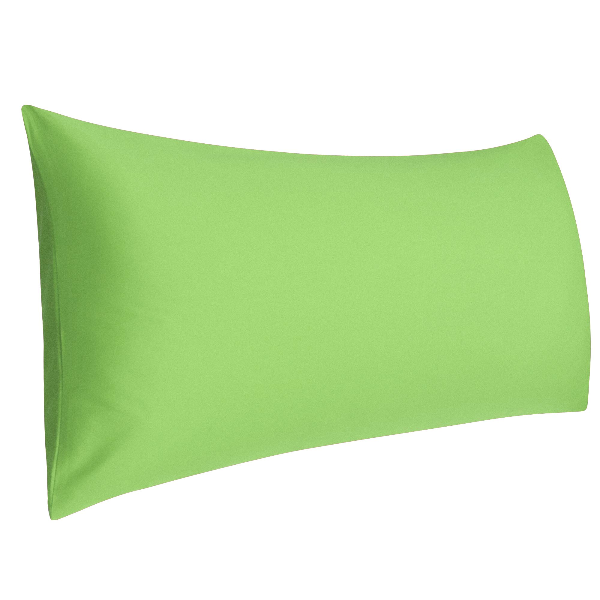 sourcingmap Cotton 4ft Body Pillow Cover, Long Bolster Pillowcase - Envelope Closure - Pregnancy Body Support Cushion - Green