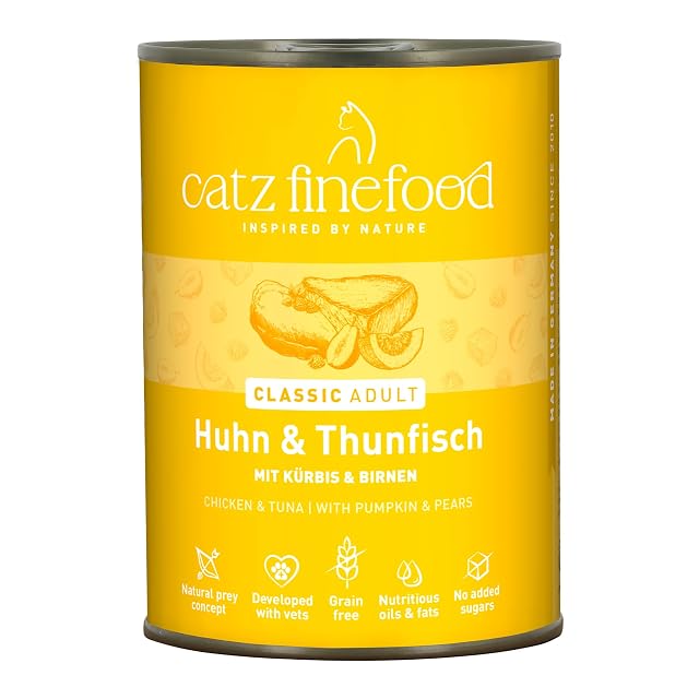 catz finefood N° 25 Comida para Gatos con Pollo y atún - Comida Fina húmeda
