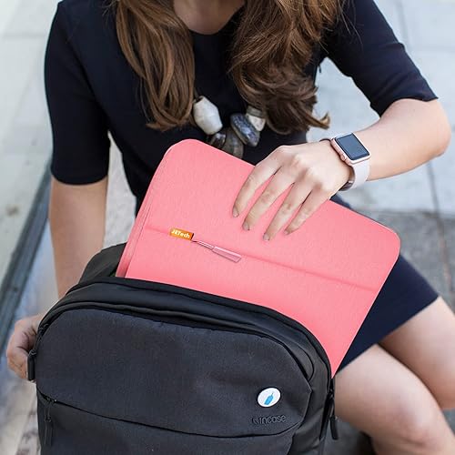 Vista 34 de JETech Funda para laptop para MacBook Pro de 16 pulgadas (M4, M3, M2, M1, 2019-2024), funda impermeable con bolsillo, compatible con portátiles