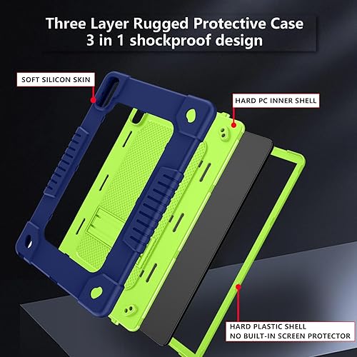 Miniatura 3 de Funda para Lenovo Tab P11 de 2 generación, para Lenovo Tab P11 Gen 2, correa para el hombro híbrida a prueba de golpes para niños, funda protectora