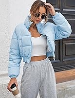 Vista 4 de Gihuo Abrigos acolchados acolchados para mujer