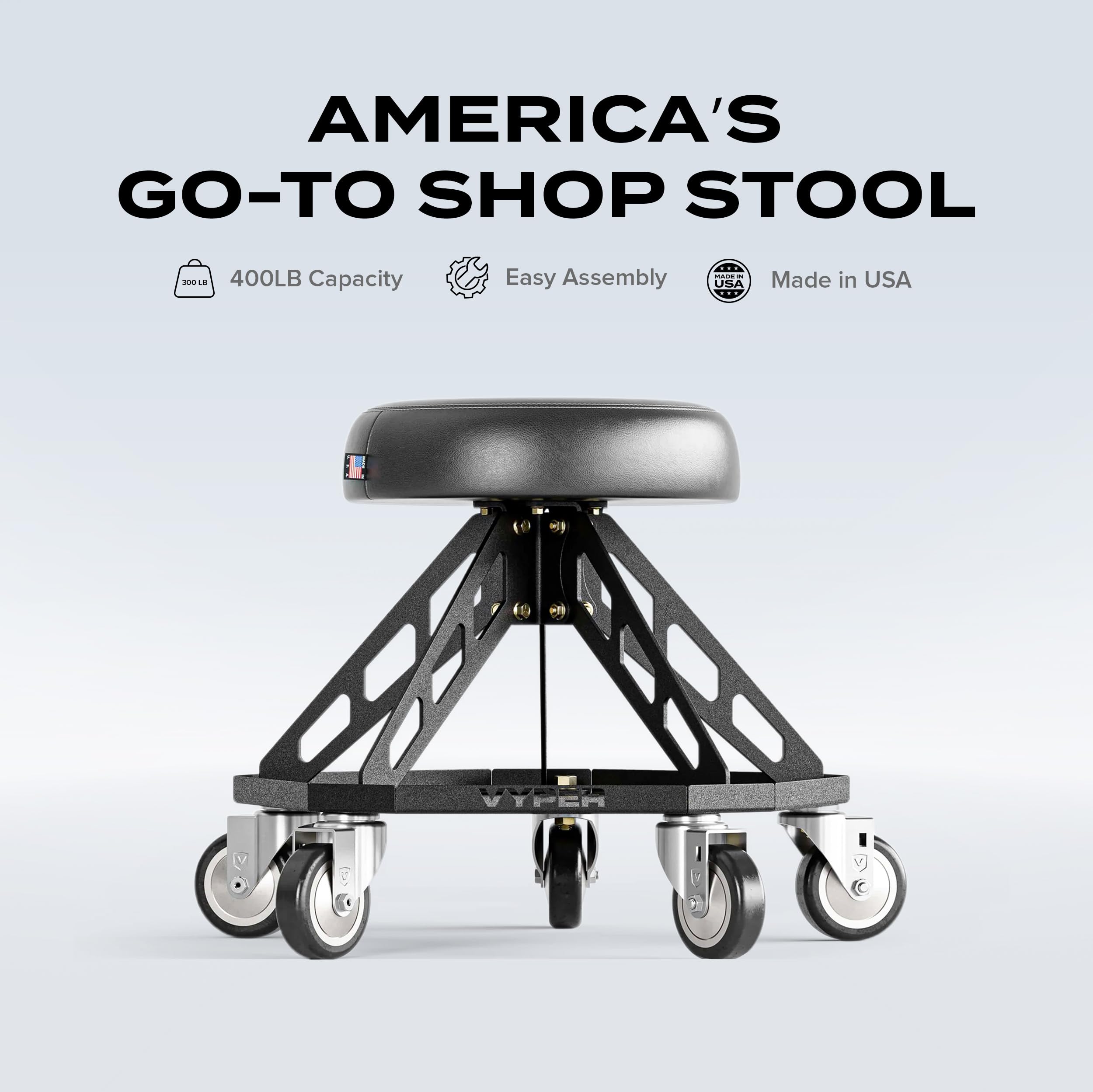 Amazon.com: Vyper Robust Steel Pro Shop Chair for Mechanics