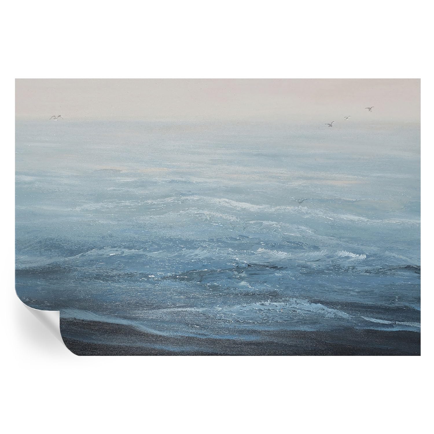 El mar está en calma con este revestimiento duradero 152x104 cm para decorar tu hogar