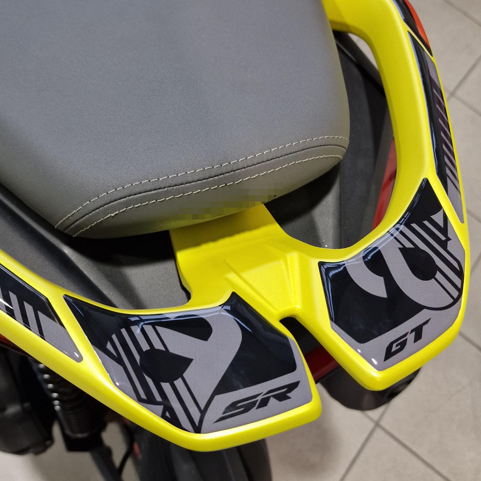 Resin Bike 3D Aufkleber Für Aprilia SR 125-200 (2022-2025) – Harz-Aufkleber Zum Schutz & Dekorieren, Made In Italy
