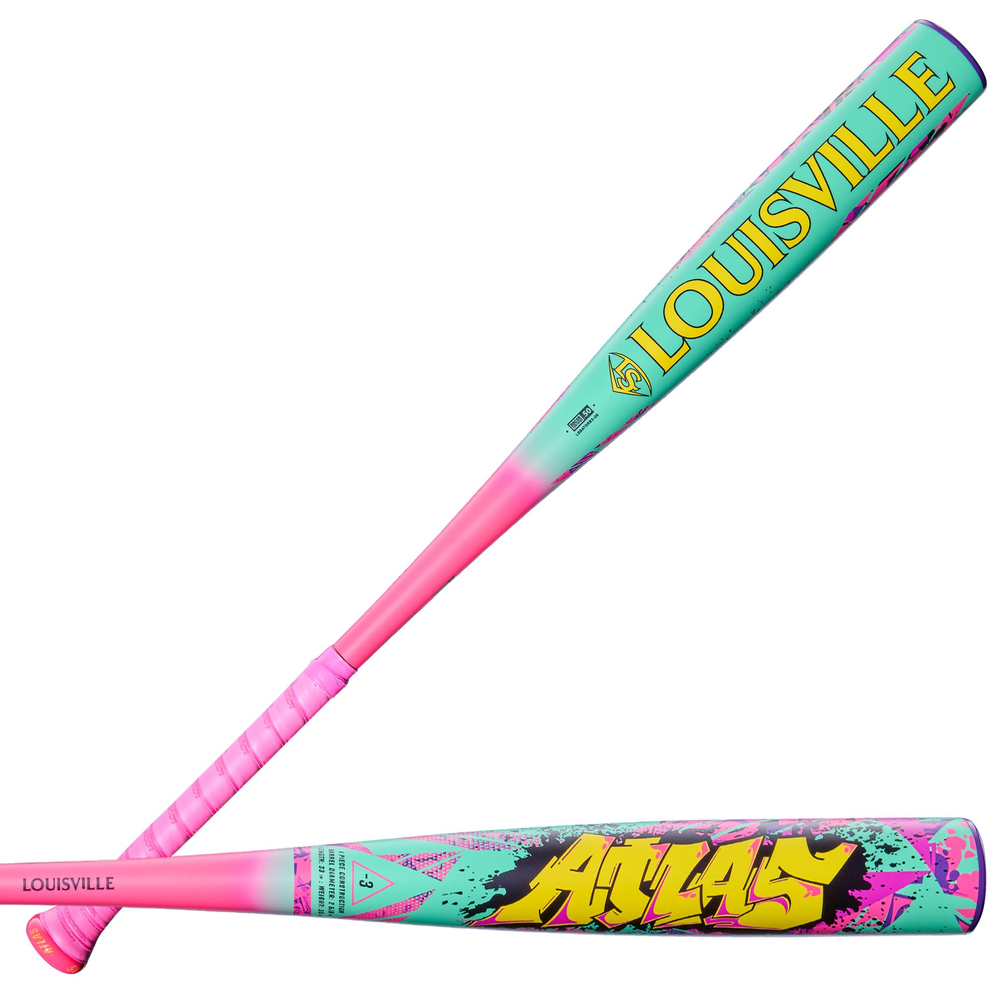 Louisville Slugger 2026 Atlas (-3) BBCOR Baseball Bats- 29", 30", 31", 32", 32.5", 33", 33.5", 34