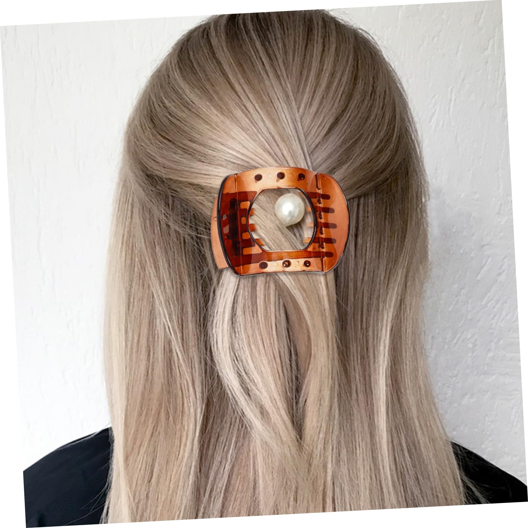 SHERCHPRY 12piezas Pinzas Cabello Dientes Clip De Para Mujeres Accesorios Café Marrón y