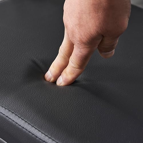 Miniatura 7 de Sillas plegables de metal con cojín, silla plegable con asiento y respaldo acolchados, asiento comercial tapizado para interiores y exteriores,