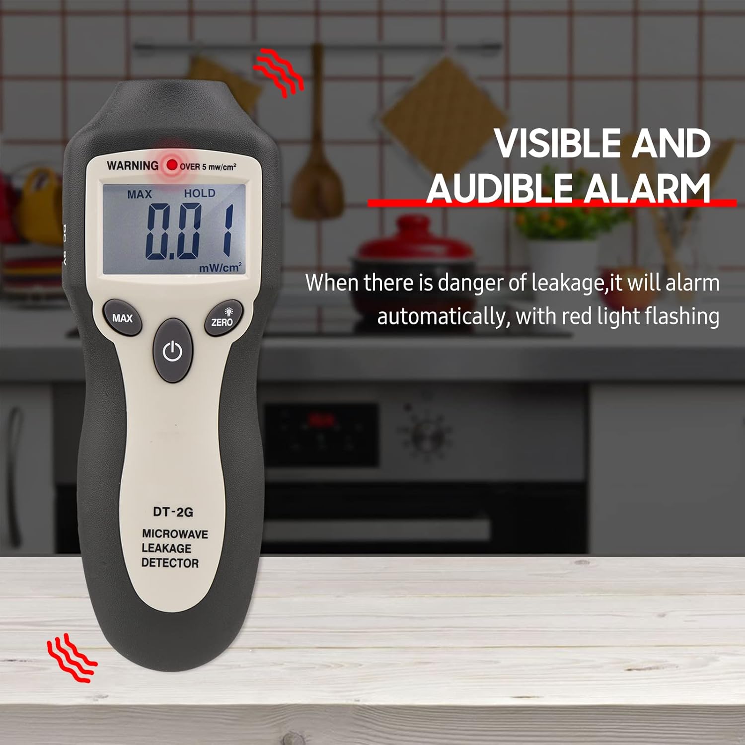 Handheld EMF Meter Microwave Leakage Detector Digital LCD EMP Tester for Household Office Industry