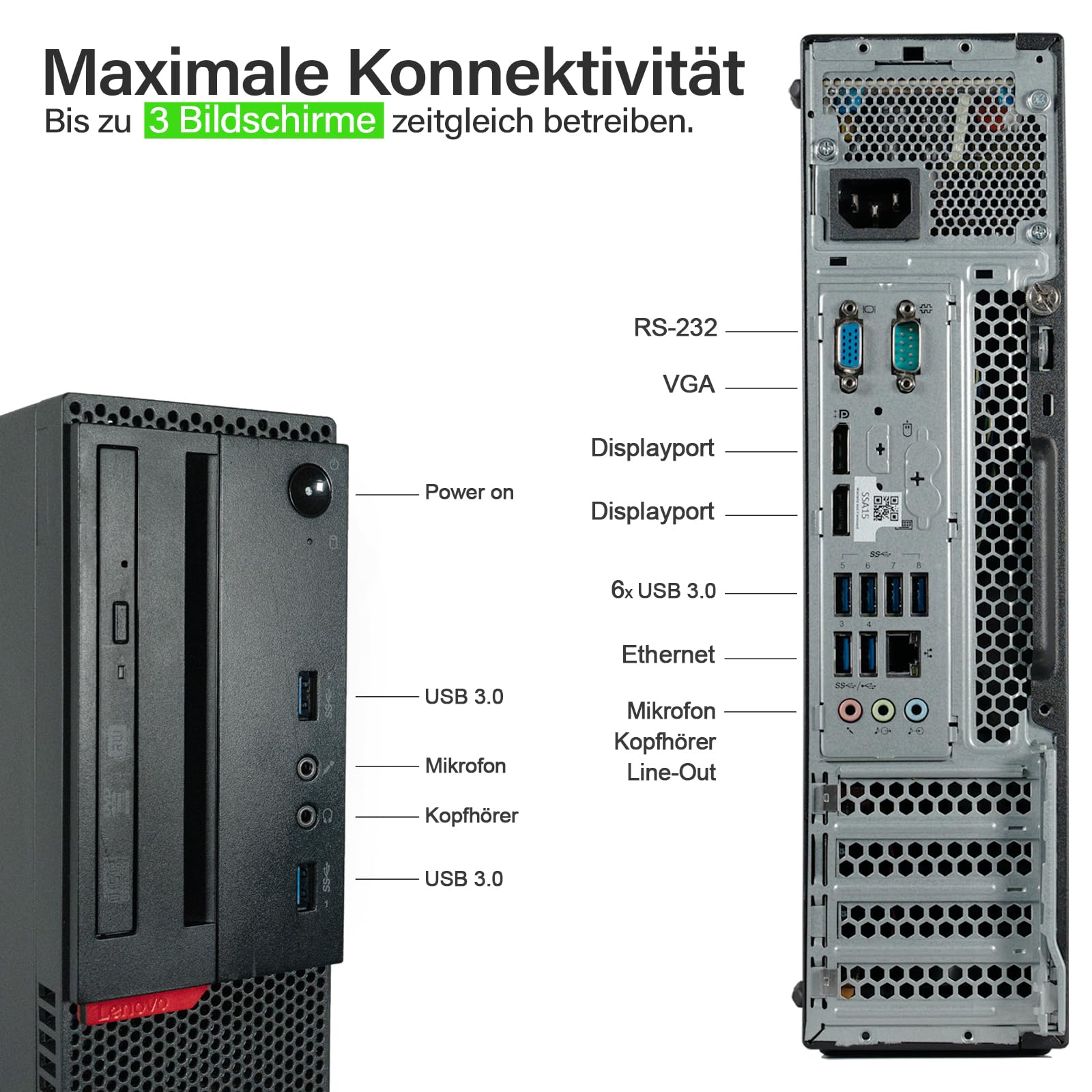 Lenovo - Szybki komputer PC z procesorem Core i7 - komputer