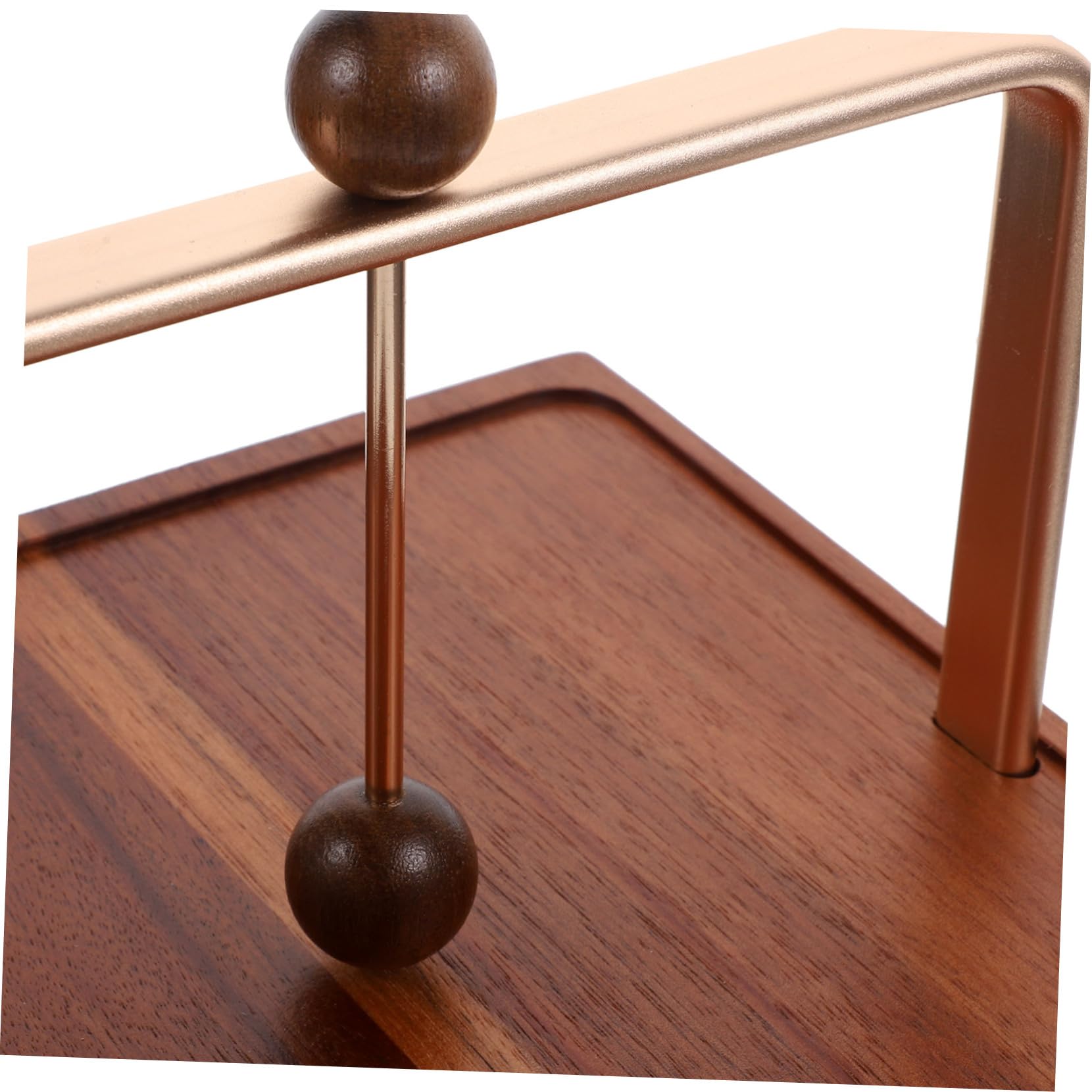 Mipcase Servilletero De Mesa De Comedor Cuadrado Pequeño Madera y Hierro Resistente Moderno Para Hogar Restaurante y Cafetería Organizador De Servilletas Multifuncional