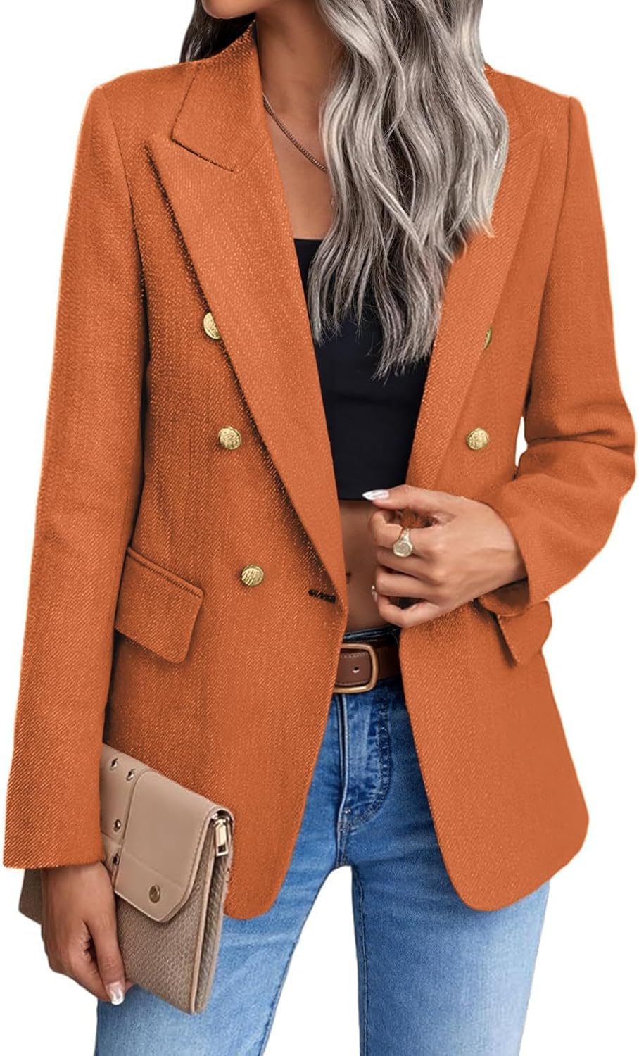 3-tweed/Orange