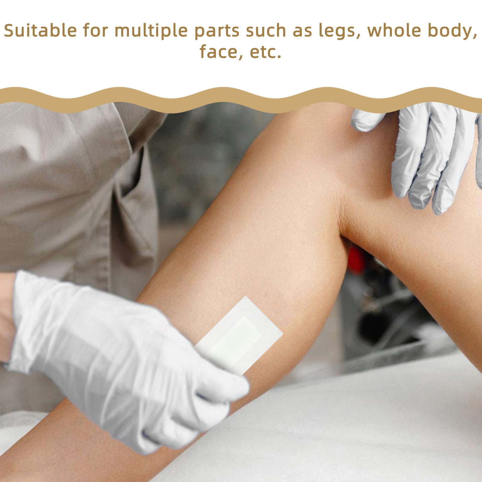Salviette Post Depilazione 50 Pezzi, Salviette per Togliere la Cera Non Tessuto Glicerina, per Pulizia Dopo Ceretta Corpo, Facili da Usare