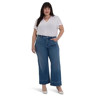 NYDJ Plus Size Teresa Wide Leg Women