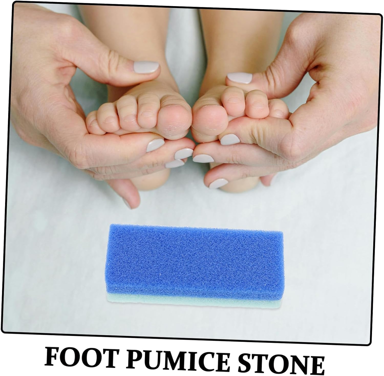6pcs Pumice Stone Foot Scrubber for Dead Skin Removal and Callus Exfoliation Portable Foot Care Tool with Acupoint Massage for Home Office and Travel Use