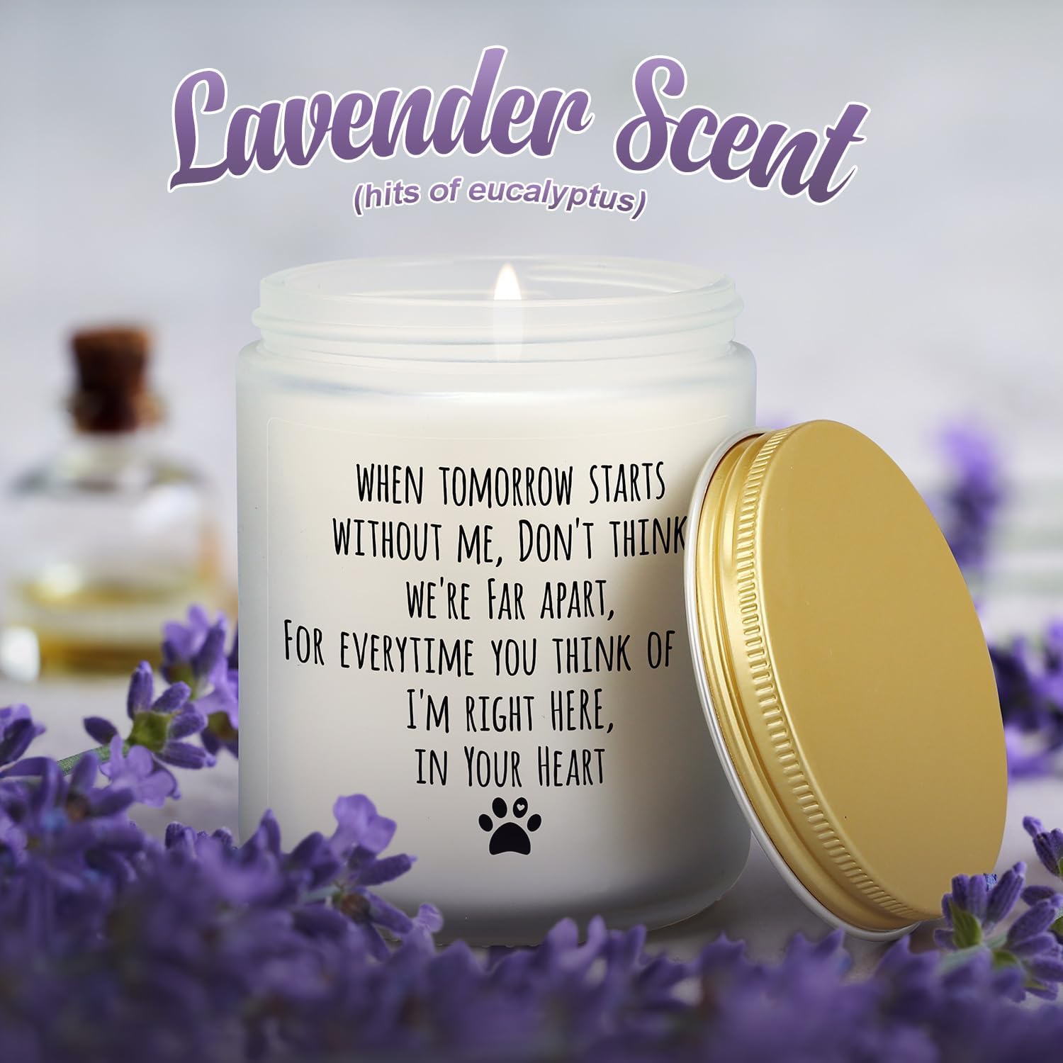 Dog Memorial Gifts for Loss of Dog, Pet Loss Gifts, Sympathy Candle for Cats Doggie Passing Away, Bereavement Remembrance Grief Condolence Present for Pet Lovers Friends Families in Memory of Doggie - Image 6