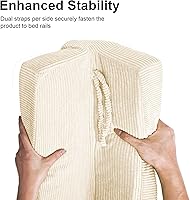 Vista 8 de Protector de parachoques para riel de cama, acolchado de rieles de cama de hospital, protectores de parachoques para camas altas y literas, espuma