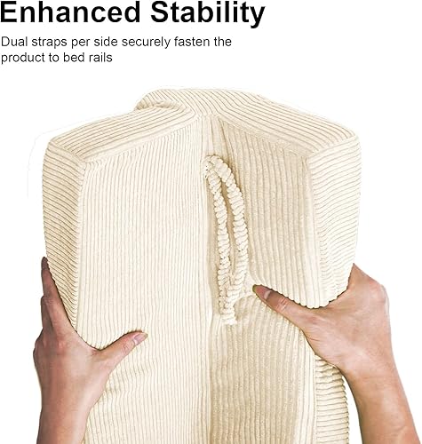 Miniatura 6 de Protector de parachoques para riel de cama, acolchado de rieles de cama de hospital, para camas altas y literas, espuma viscoelástica suave de alta