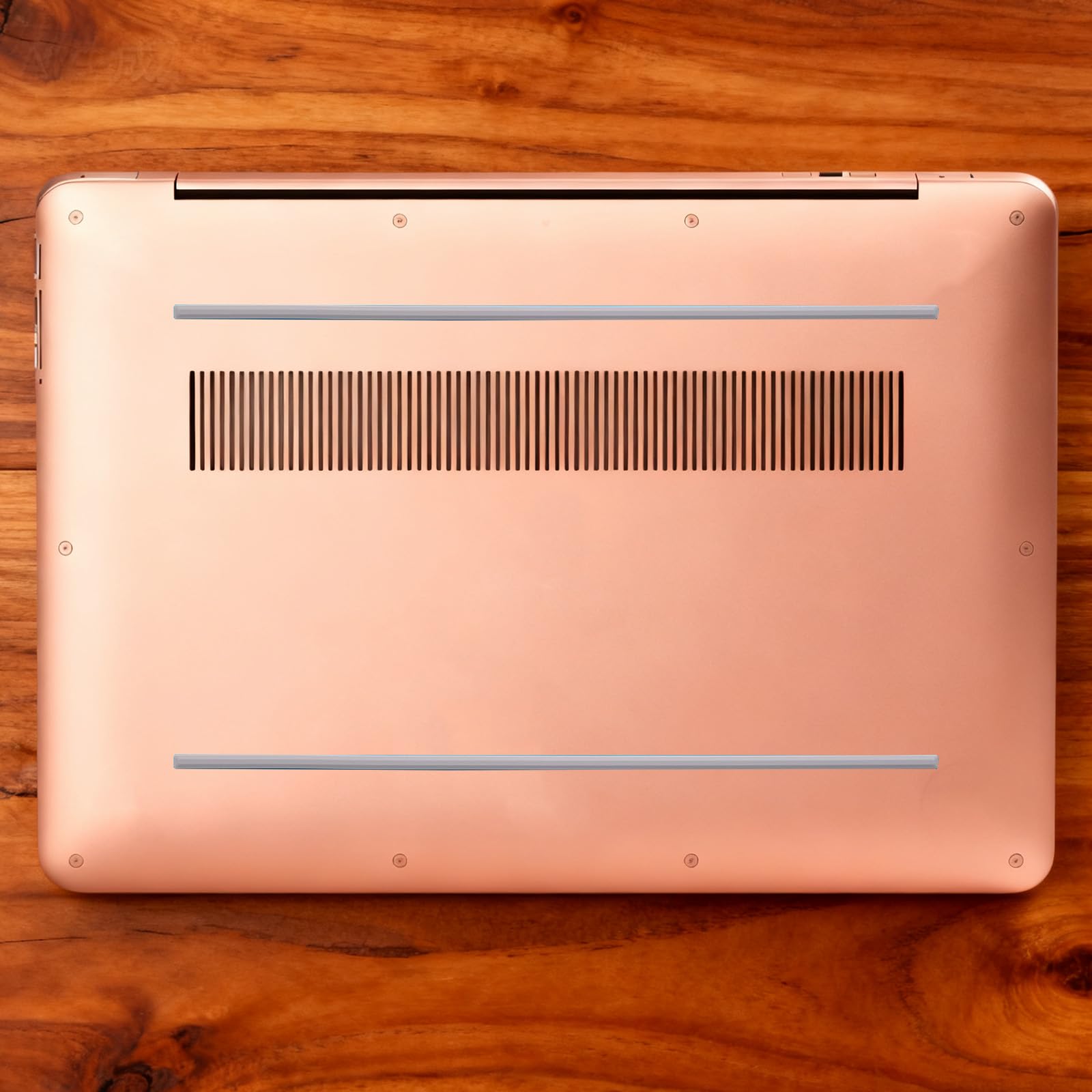 2szt Gumowe Nogi do Laptopa, 31,5x0,6cm Antypoślizgowa Gumowa Osłona Dolna Zderzak Pasów dla HP Envy X360 15-DS 15-DR 250 G7 255 G7 i Więcej (Szary)