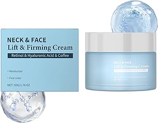 Crema de cuello con retinol y ácido hialuróni...