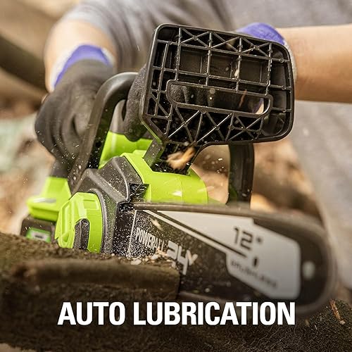 Miniatura 8 de Greenworks motosierra de 12pulgadas y 24V Motosierra sin escobillas, solo la herramienta, CS24L00