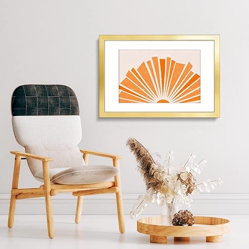 Vista 605 de LaVie Home - Portarretratos de 18 x 24 pulgadas, fotos de 16 x 20 pulgadas con paspartú, de 18 x 24 pulgadas sin paspartú, plexiglás pulido, Negro