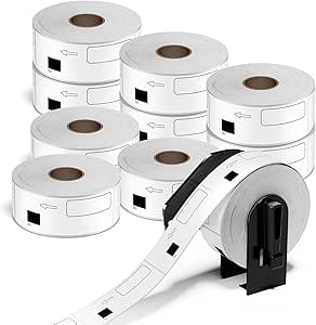 Printing Saver 20 Replacement Brother DK11201 Standard Address Labels For P-Touch QL-500 QL-550 QL-570 QL-700 QL-800 QL-810W QL-820NWB QL-1050 QL-1100 (29x90mm - View #2