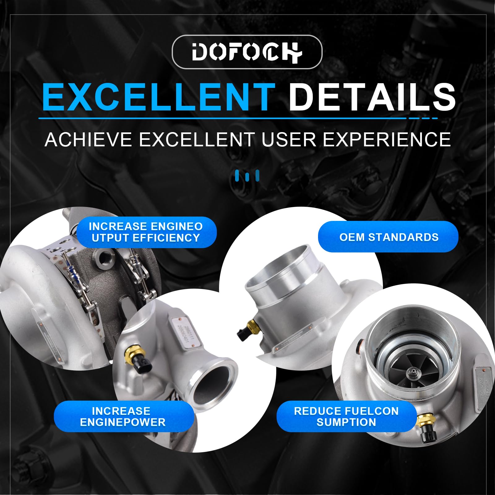 Amazon.com: DOFOCH HE400VG HE451VE 2882111 Turbocharger For 05-15