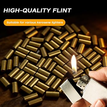 Lighter Repair Kit, Including Replacement Accessories Such as Felt, Seals, Flint, and Wick, Complete Maintenance Tool for Repairing Vintage Fluid & Petrol Lighters
