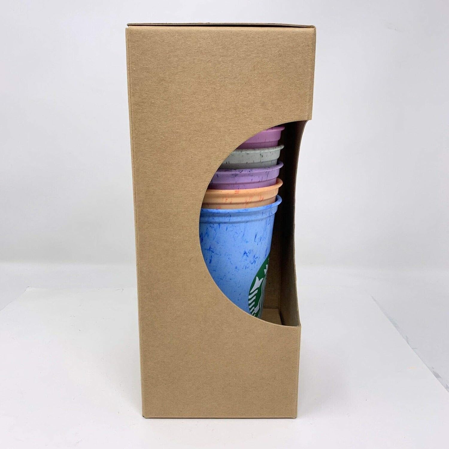 50% Off Discount Starbucks Reusable Hot Cup Collection Pack Of 6 W/Lids 16 oz Summer 2019