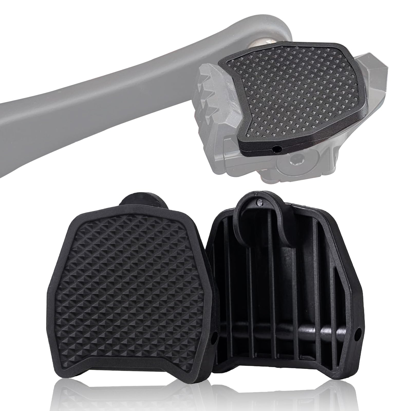 GNHG Adaptateurs De Plaques Pour Pédales Shimano SPD-SL – Convertis Tes Pédales Auto En Plates !