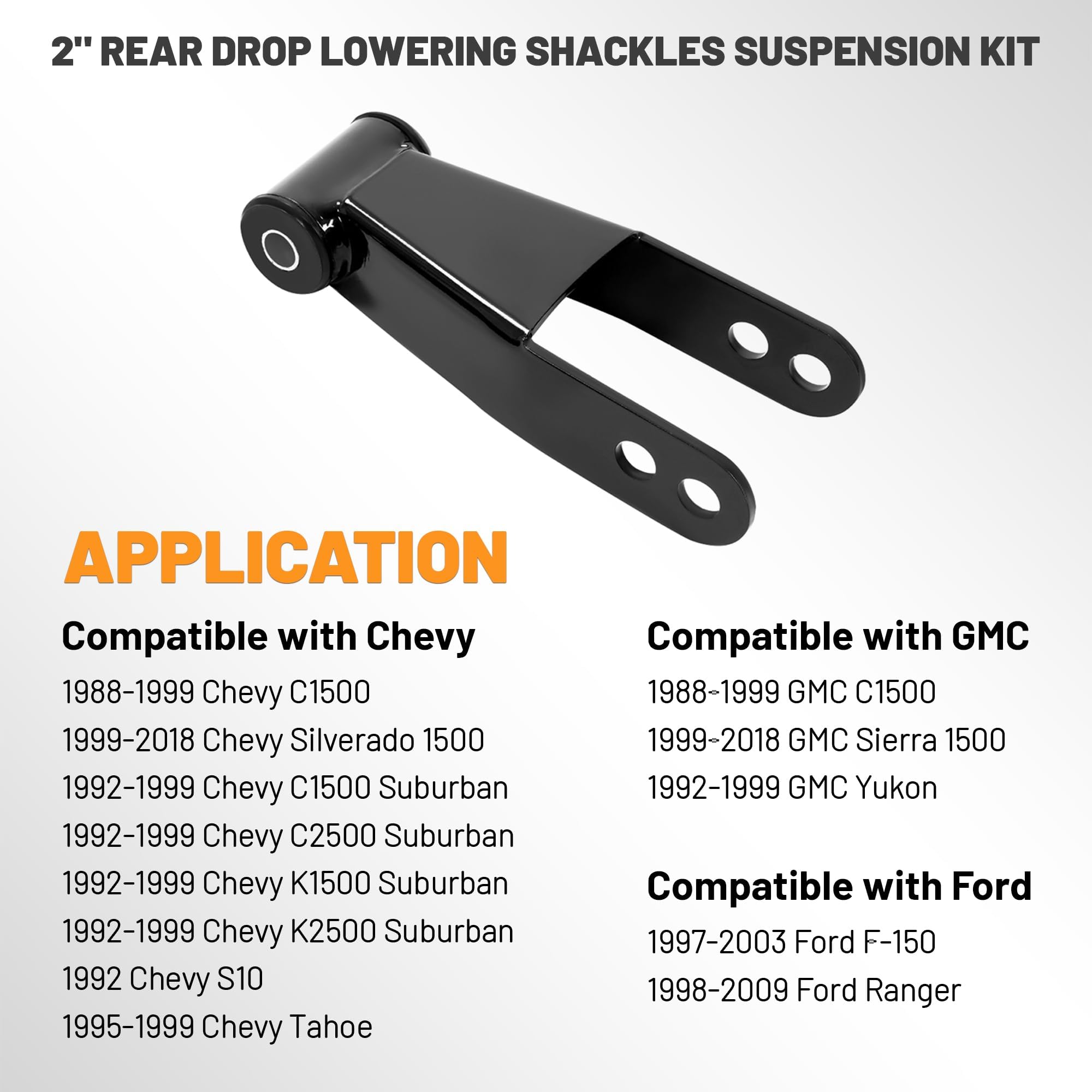 Headlights For GMC K1500 Chevy GMC C1500 K1500 Lowering Drop Shackles ...