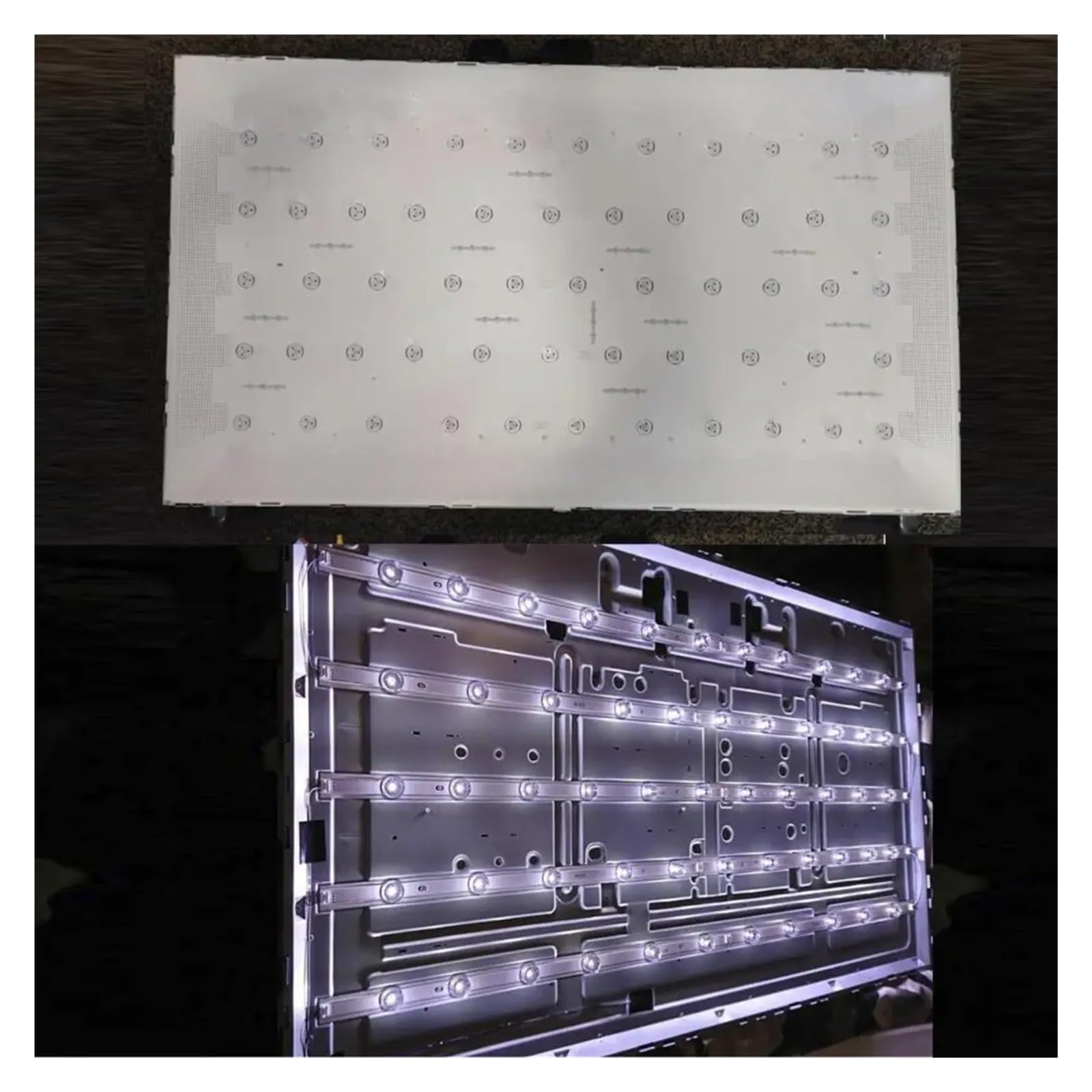 eufeifeiegds 4 kits Led-hintergrundbeleuchtung Streifen for 55LB565V-ZQ LC550DUH LC550DUE FG A1 A2 A3 A4 A5 A6 M1 M2 M3 M4 P1 P2 HC550DUN-VSHS2-11XX 55LB(Original 55LB)