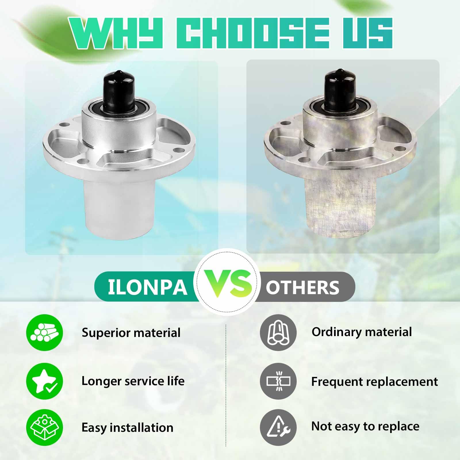 まむ Amazon.com : ILONPA Spindle Assembly for Hustler 36 42 48 54