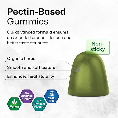 Miniatura 3 de Gomitas de apoyo hepático  Suplemento orgánico para hígado con cardo mariano, raíz de diente de león para limpieza del hígado, desintoxicación y