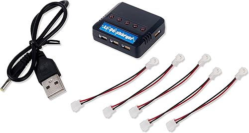 Miniatura 2 de Batería Lipo de 150 mAh 1s 37 V 25c cargador de 5 puertos