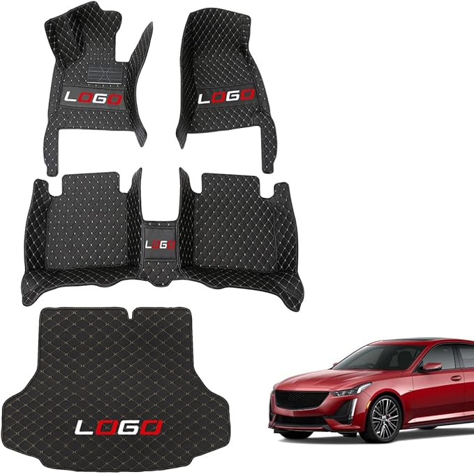 Custom Pocket Car Floor Mat&Cargo Mat Fit for Cadillac