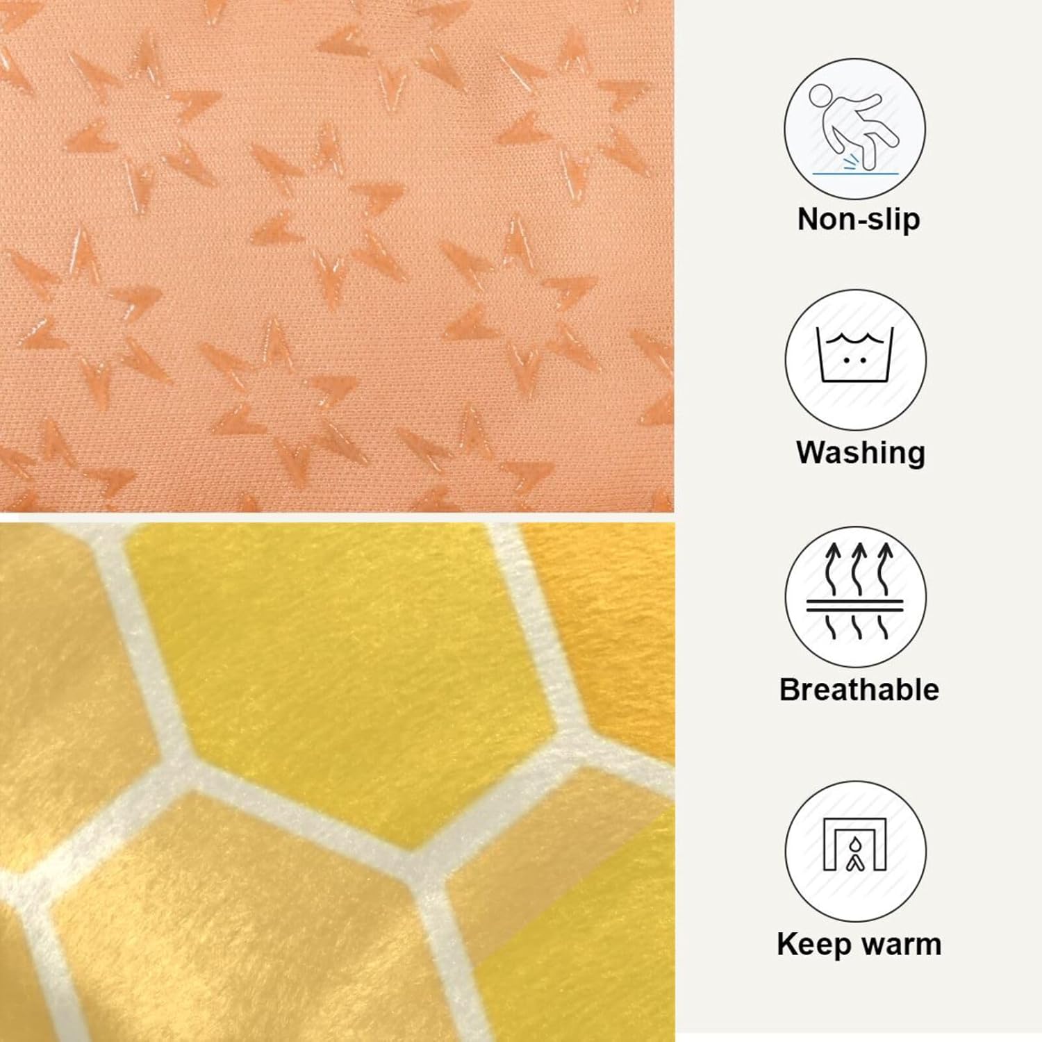 review Yellow Bee Honey Dog Cat Pet Bed Dog Beds Pet Cat Mat Anti-Slip Dog Couch Kennel Cushion Puppy Bed Washable Crate Pad for Medium Small Large Dogs Sleeping Indoor Pets Cats