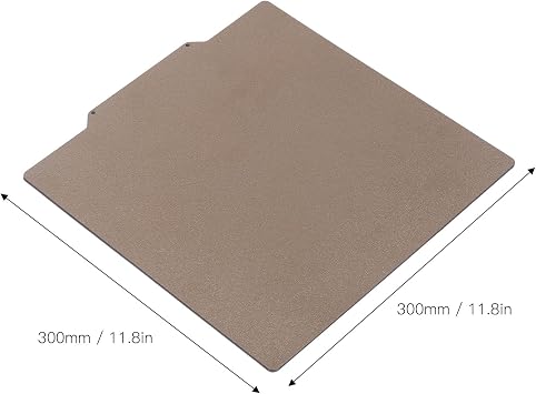 3D Printer Build Plate Smooth Carbon Fiber PET Textured PEI Spring Steel Sheet Magnetic Base CR10 300x300MM
