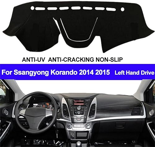 Miniatura 2 de Cubierta para salpicadero de automóvil, apto para SsangYong Korando 2014 2015