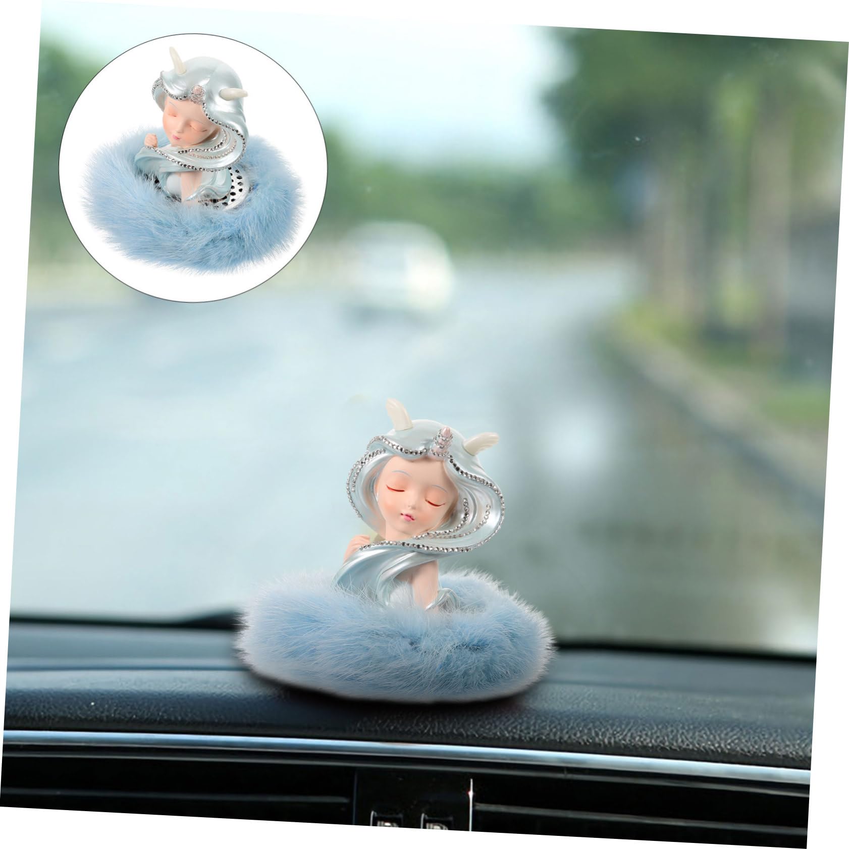 MAGICLULU Decorazione Interni Auto con Diffusore Elegante Design Angeli con Base Profumazione Duratura per Auto e Facile Manutenere
