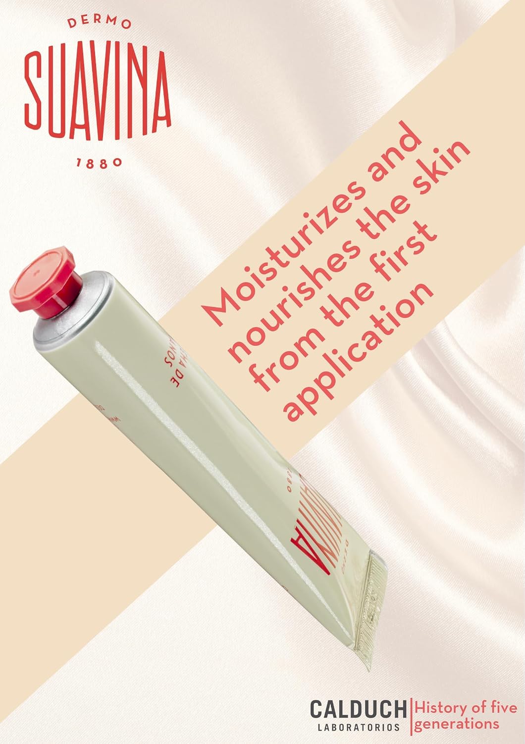 Suavina Hand Cream 100% Natural Essential Oils, Vegetable Extracts, and Traditional Craftsmanship Ideal Daily Skin Nourishment