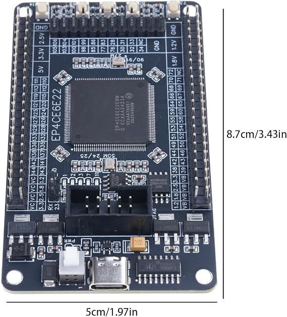 Industrial FPGA Board EP4CE6E22C8N Development Board Based Prototyping Module for Complex Algorithm Processing Task Industrial Control FPGA Development Kit