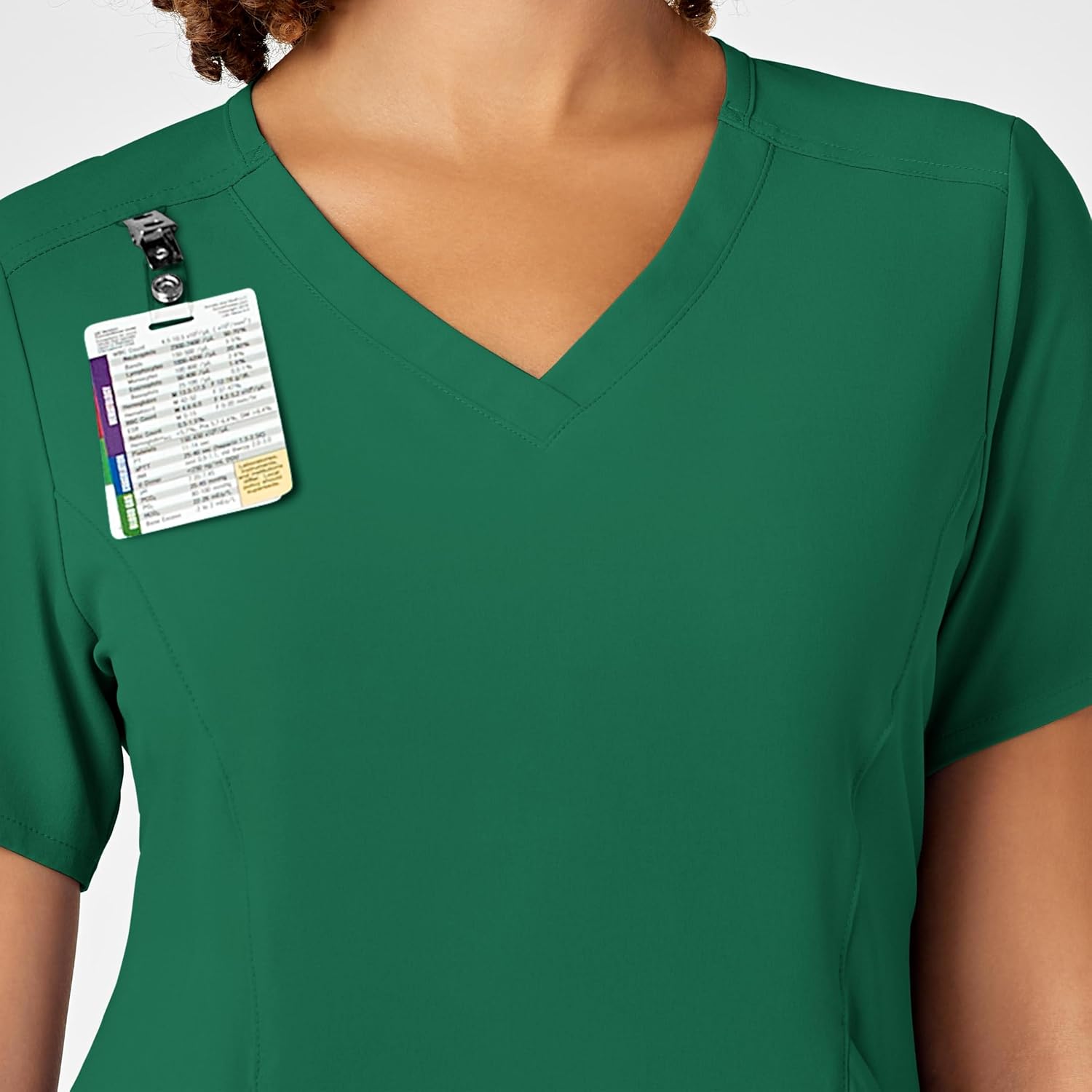 Wink Renew Women's V-Neck Scrub Top, Hunter, 5X