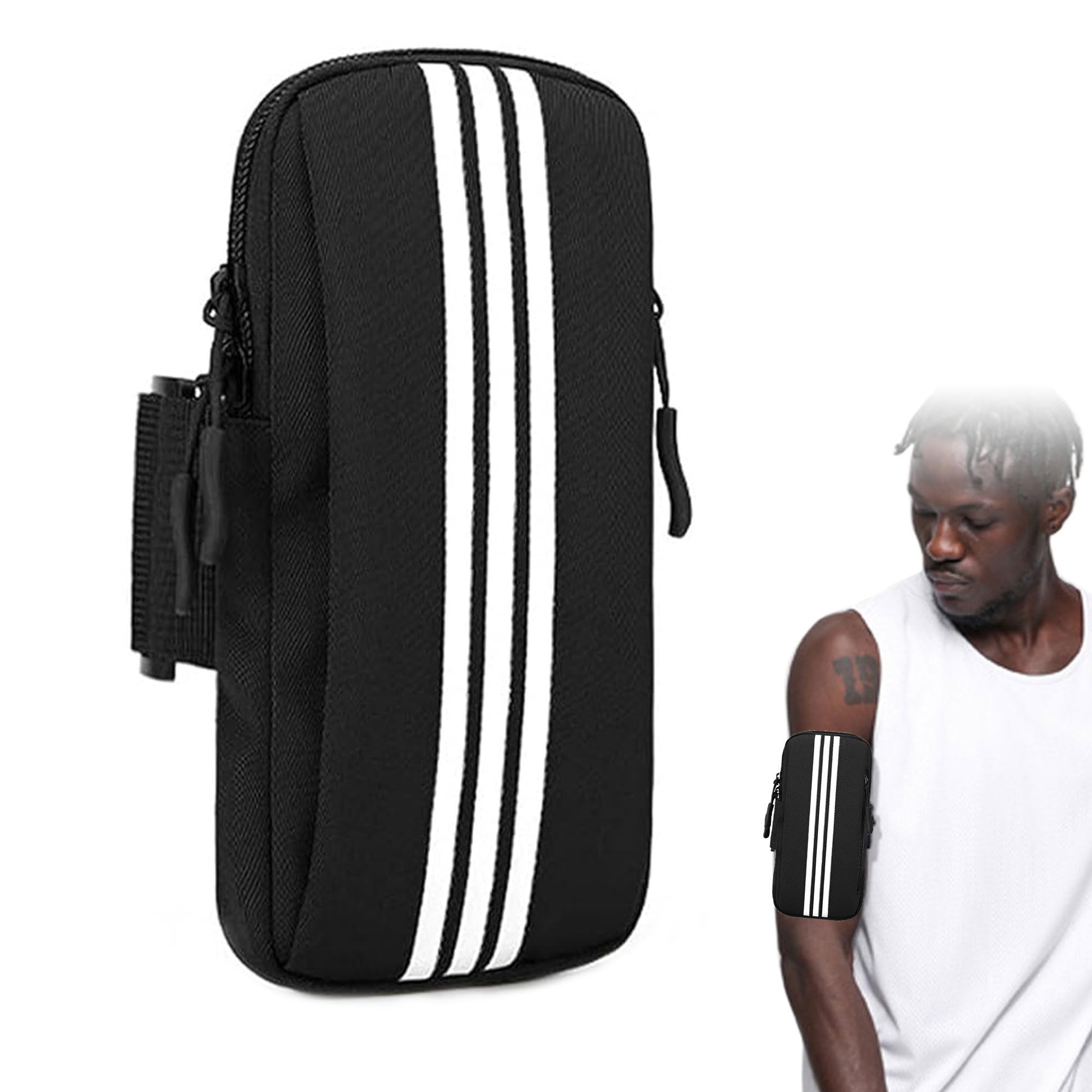 Noir-Sac Banane étanche Pour Course En Plein Air, Support Pour Téléphone Portable, Ceinture De