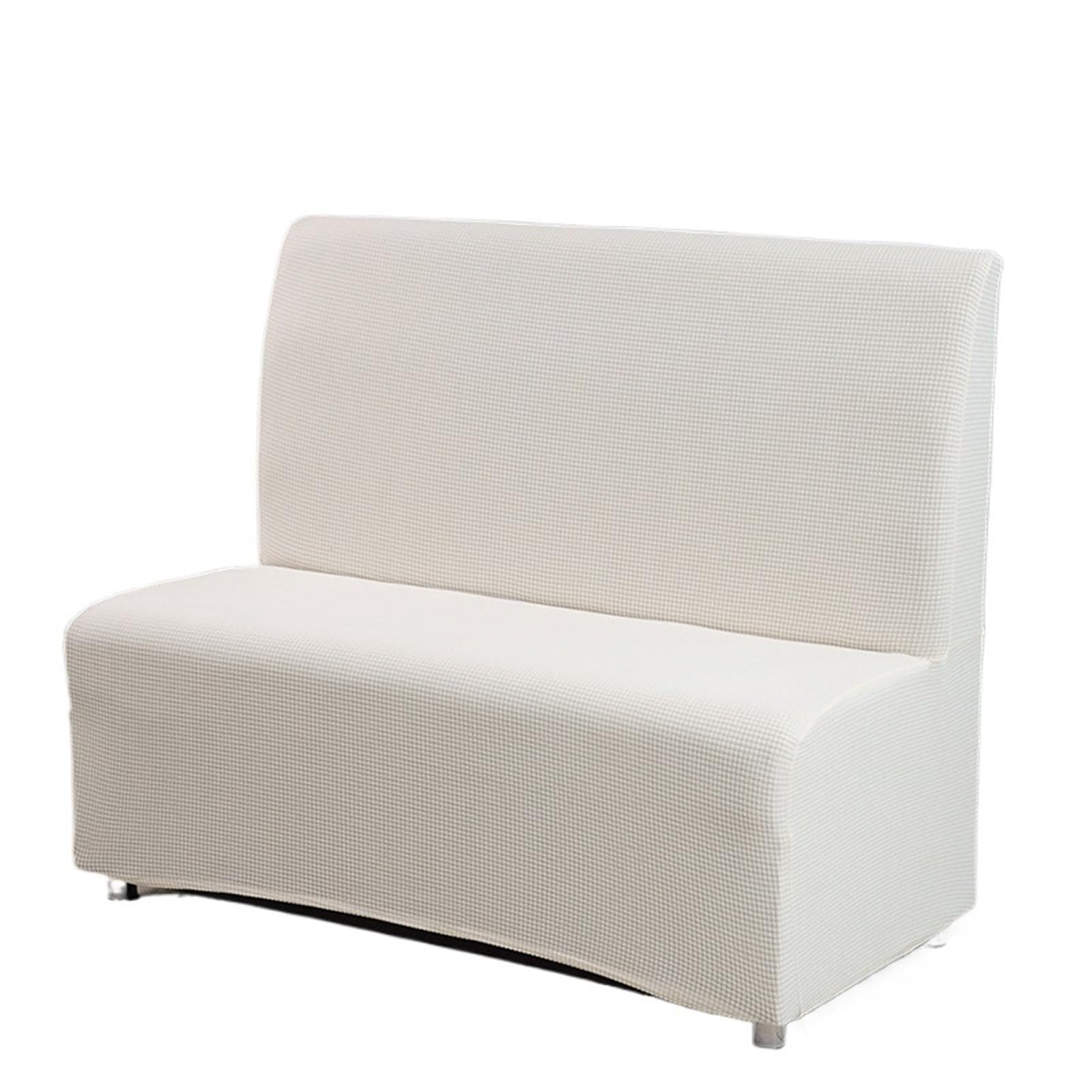 GCYEIDMA Armless Sofa Slipcover Armless Sofa Cover Elastic Thickened Corn Velvet Hotel Restaurant Stretch Covers Slipcovers(Color 5)