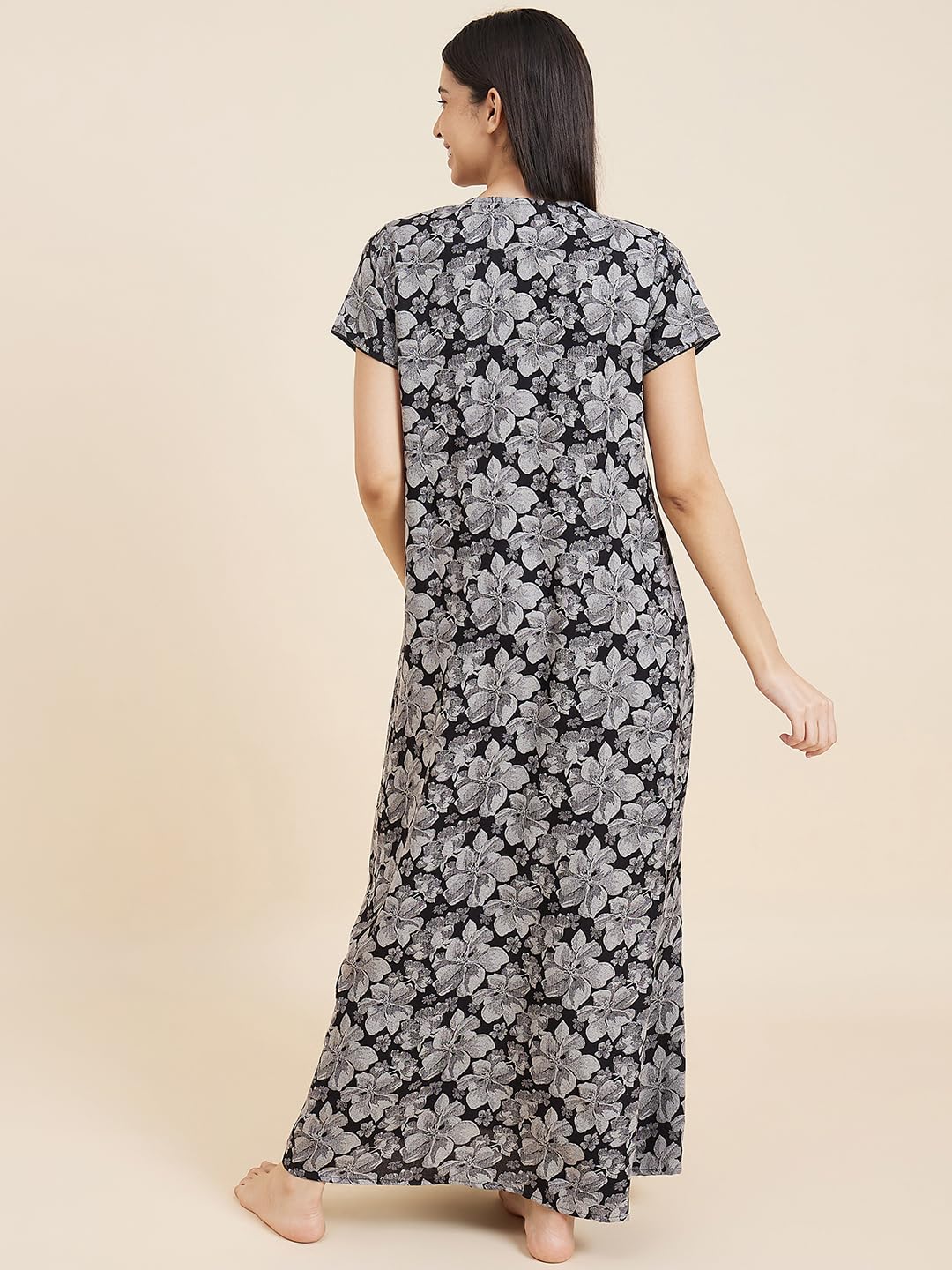 Sweet Dreams Maxi camicia da notte da donna in cotone