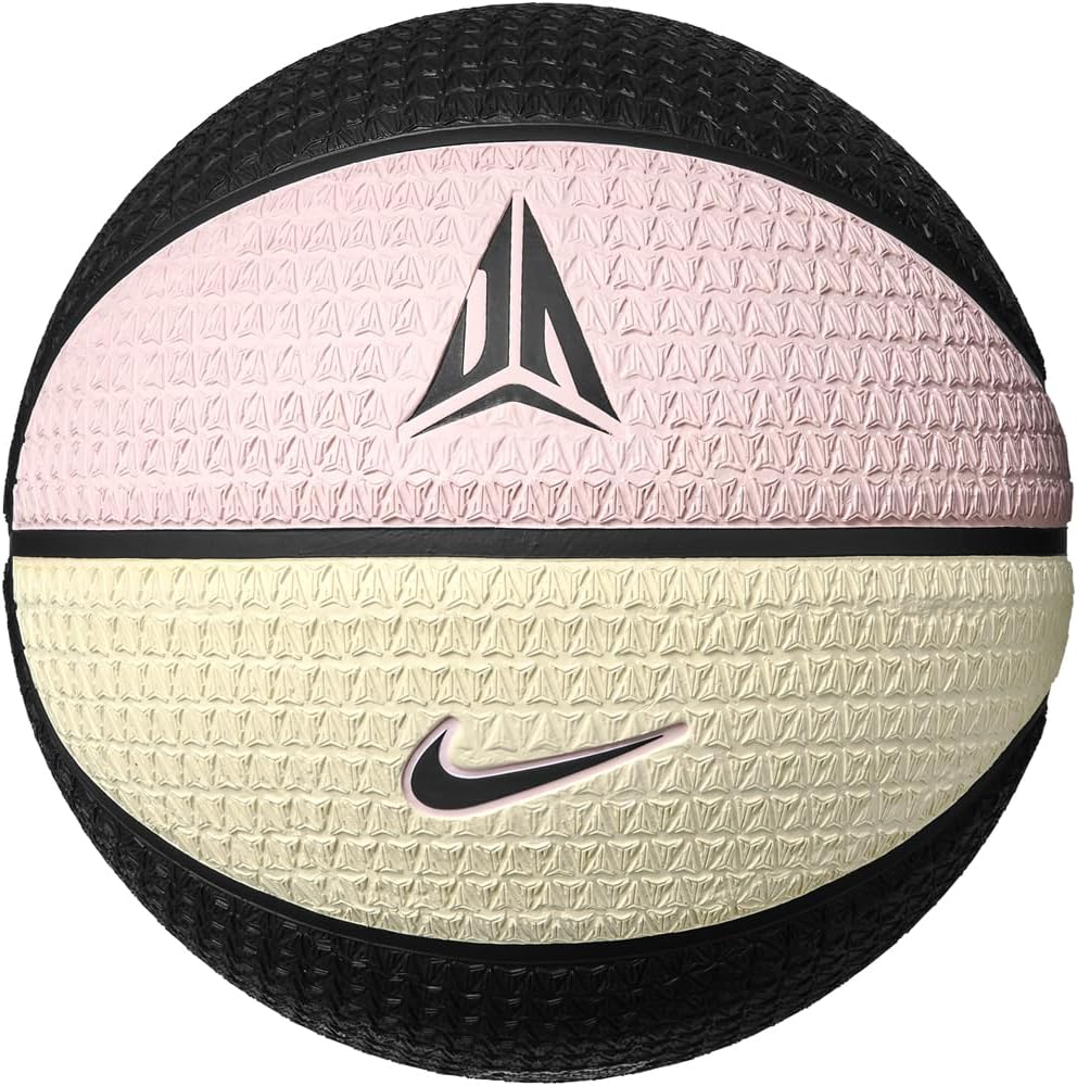 Nike BS3064-614 Playground Ja Morant No. 7 Ball, Black/Coconut Milk/Pink Foam