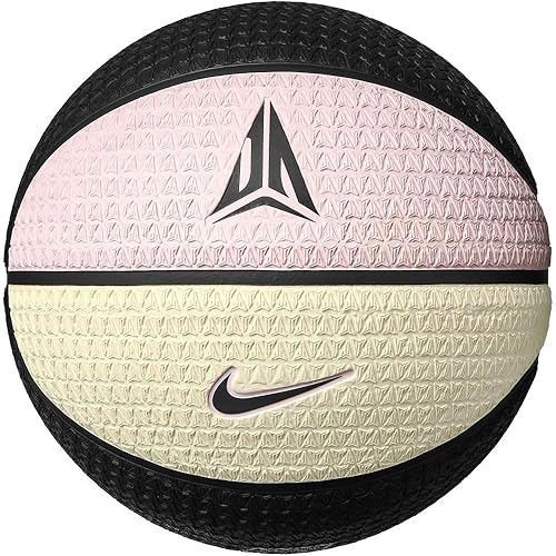 Nike BS3064-614 Playground Ja Morant No. 7 Ball, Black/Coconut Milk/Pink